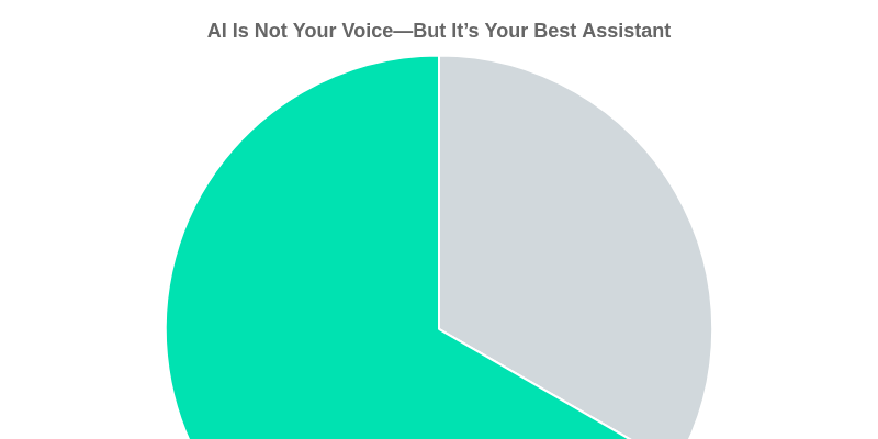 AI Is Not Your Voice—But It’s Your Best Assistant