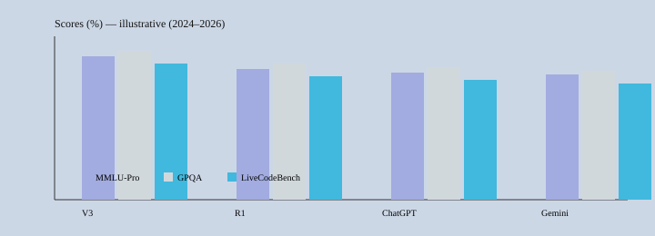 DeepSeek AI vs ChatGPT vs Gemini